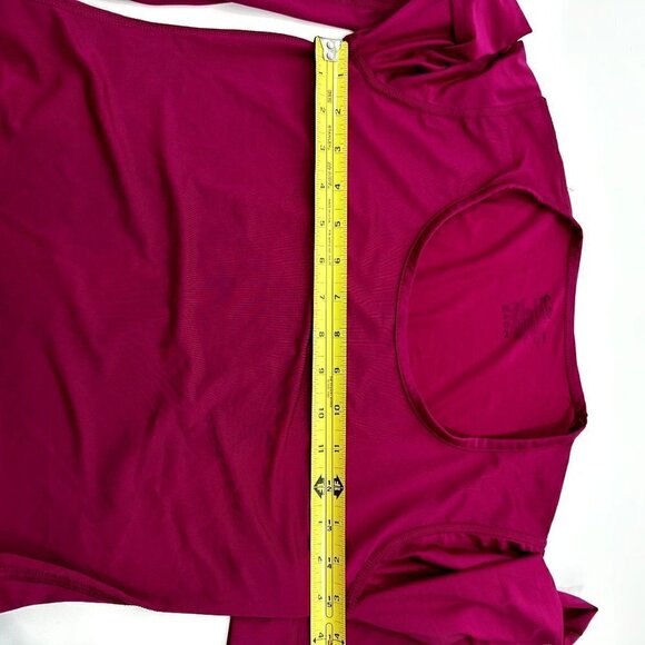 Champion Performance Base Layer Long Sleeve Fuchsia Crew Neck Size Medium - Picture 5 of 9